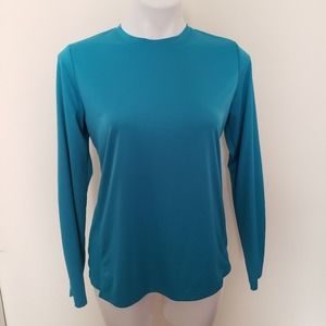 Champion Women's Long Sleeve Blue Top Size Large